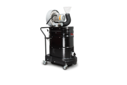 Aspirador industrial Ruwac R01 S con accionamiento trifásico directo para zonas con riesgo de explosión de polvo.
