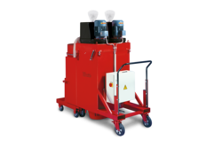 Aspirador industrial Ruwac DS4 con accionamiento trifásico para zonas con riesgo de explosión de polvo