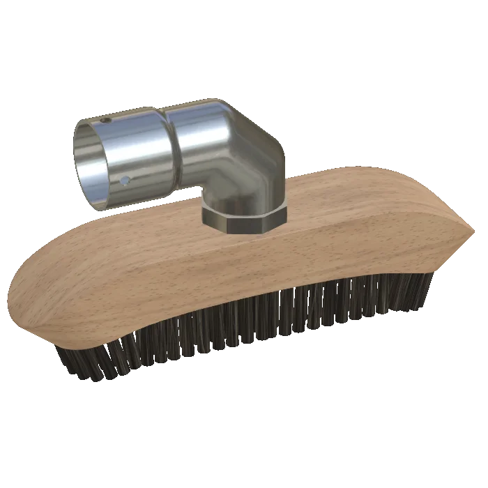 Bürstenmundstück, Holz gerundet