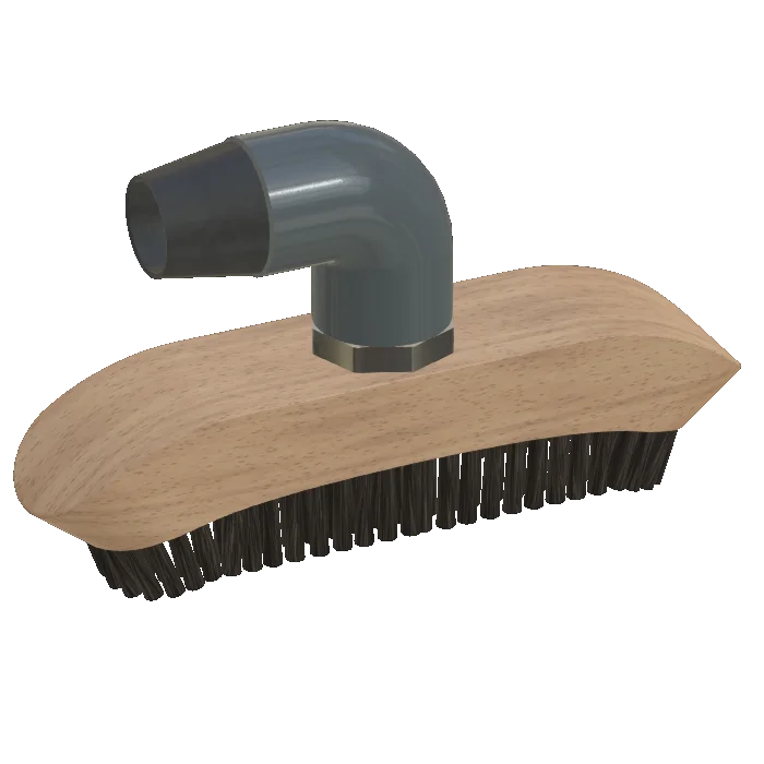 Bürstenmundstück, Holz gerundet