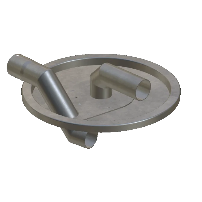 Vorabscheiderdeckel, stahlverzinkt