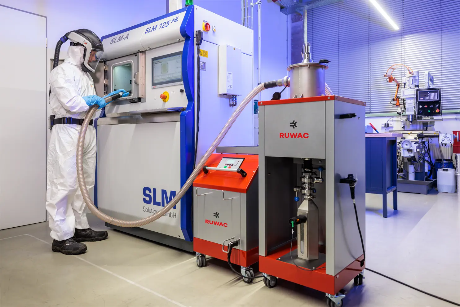 Pulverhandling beim Metall-3D-Druck