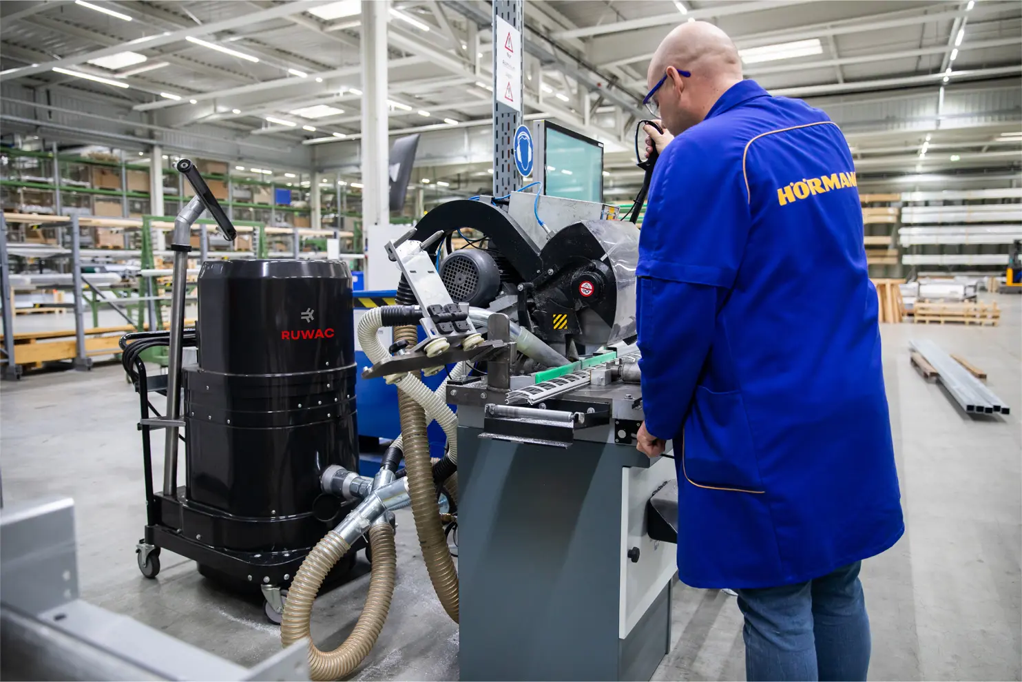 Aluminiumstäube in der Profilbearbeitung