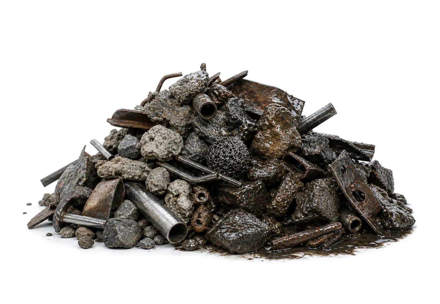 Unzureichende Förderung bei schwerem Material